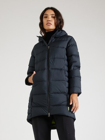 Kathmandu Outdoor Jacket in Black: front