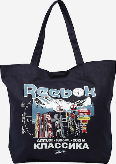 Reebok Classics Shopper in navy / rauchblau / silbergrau / feuerrot / weiß, Produktansicht