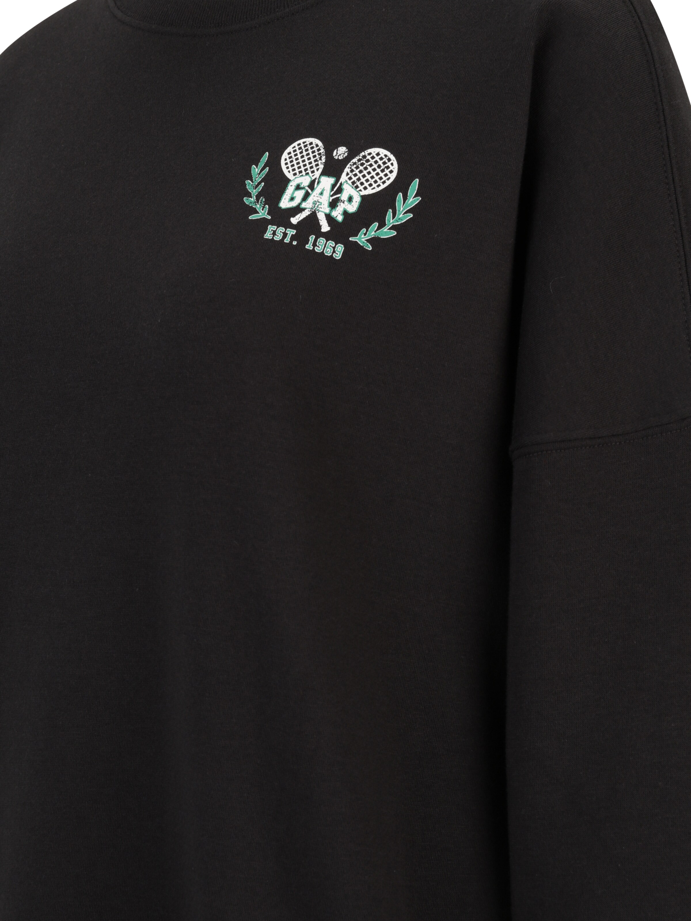 Gap Tall Μπλούζα φούτερ σε μαύρο