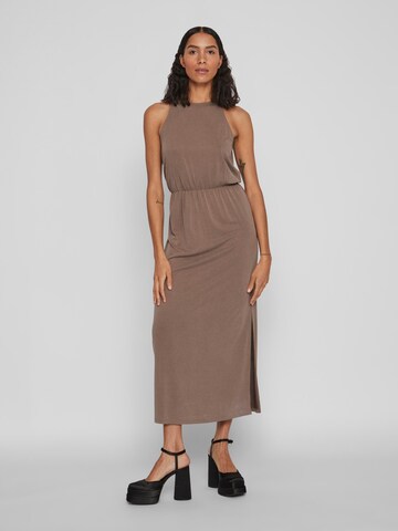 VILA Dress in Brown: front