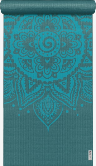 YOGISTAR.COM Yogamatte Basic Art Collection Spiral Mandala in türkis / anthrazit, Produktansicht