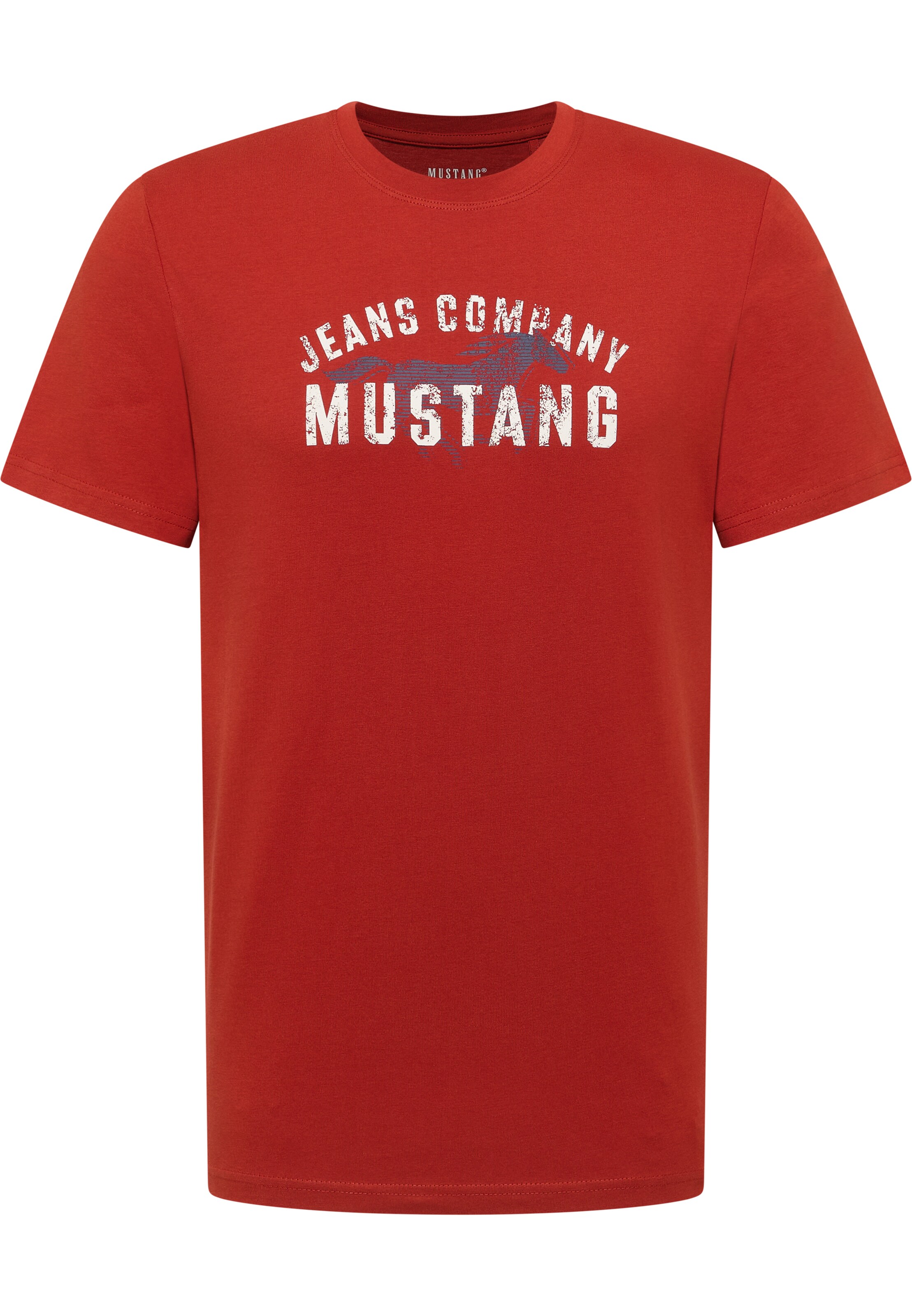 MUSTANG T-Shirt 'Austin' in Rot: Vorderseite