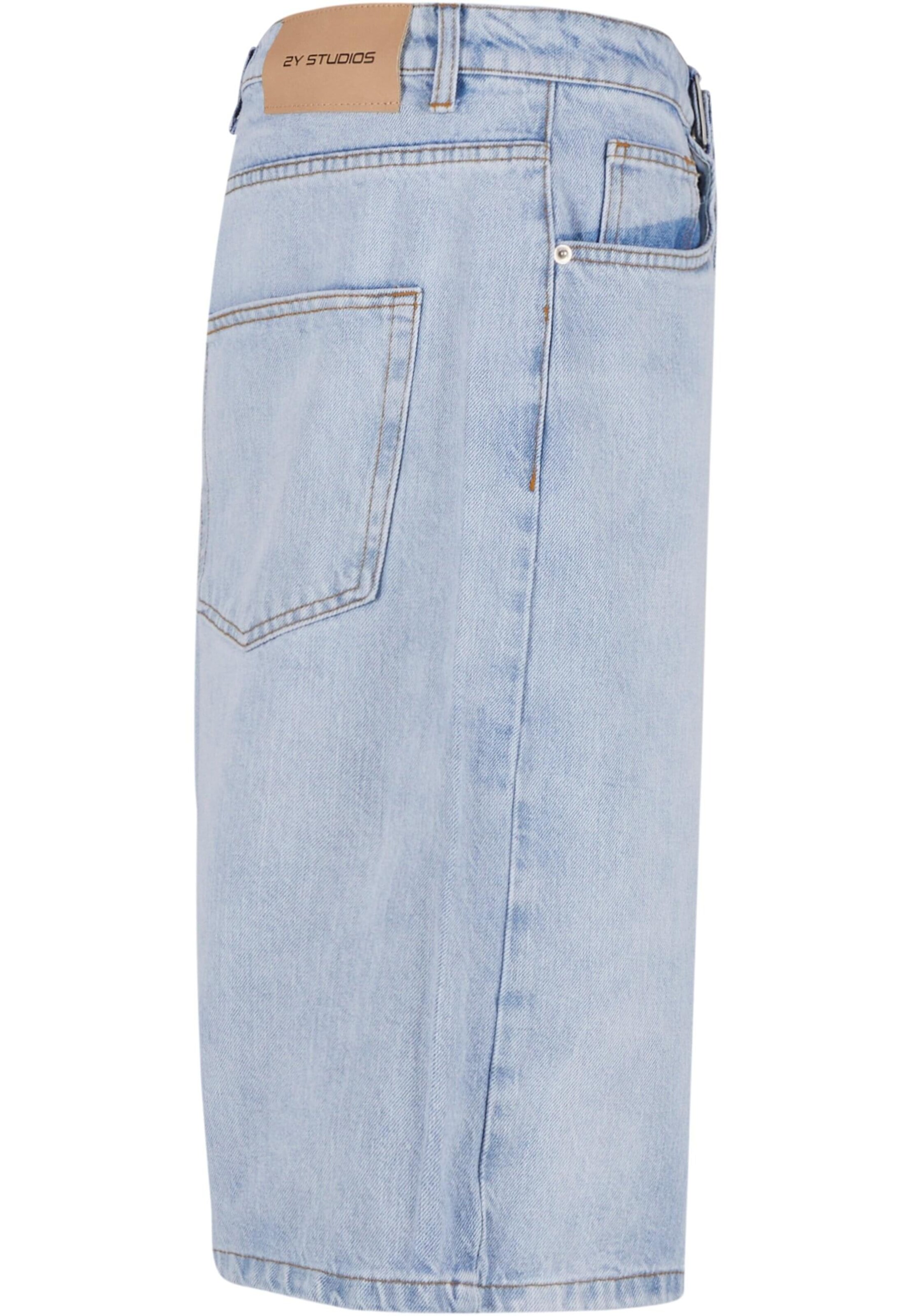 mėlyna 2Y Studios „Baggy“ Džinsai 'Junan'