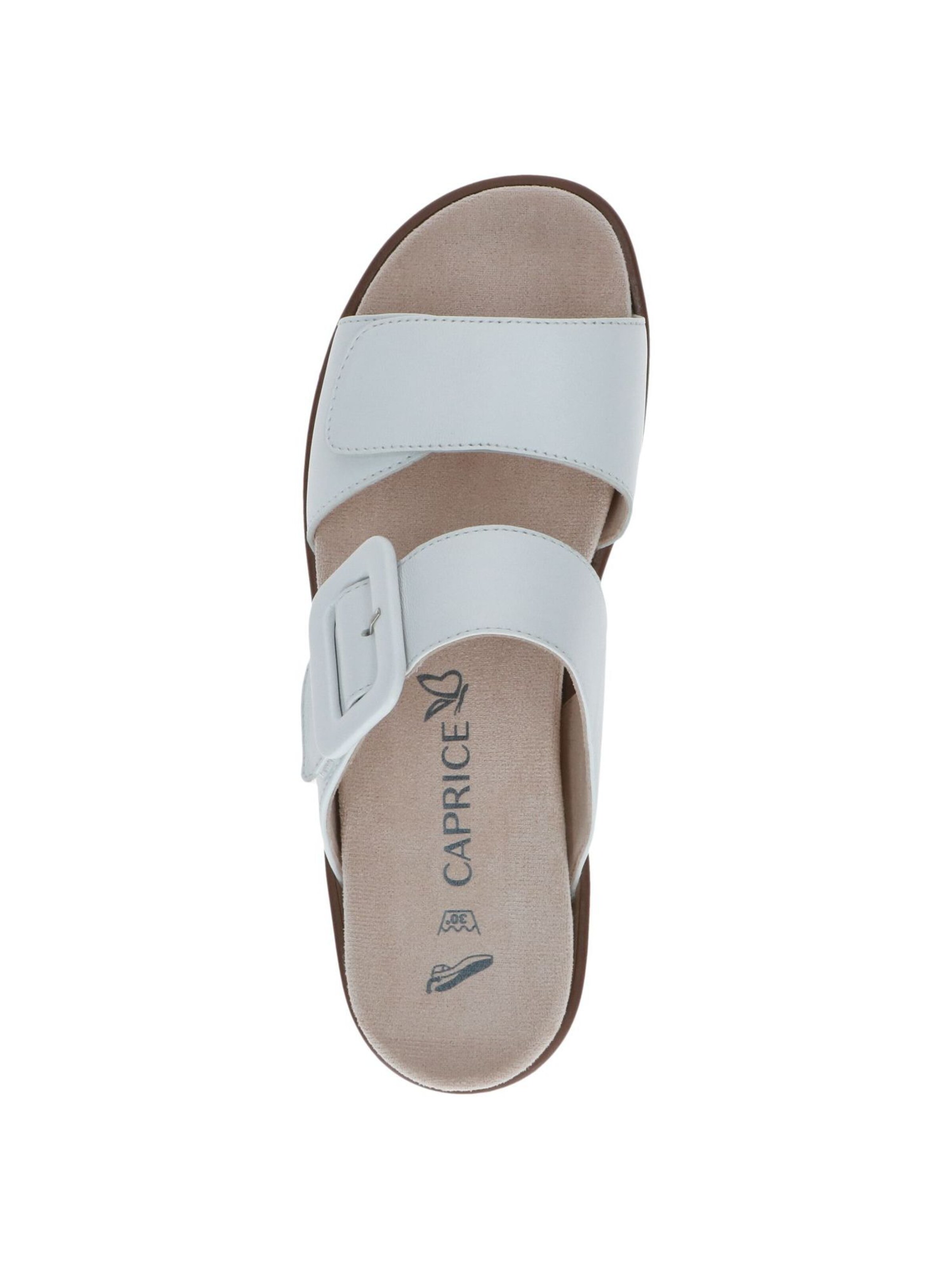 CAPRICE - Sapato aberto em branco