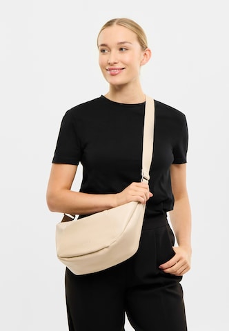 Sac bandoulière 'Alba' Expatrié en beige : devant