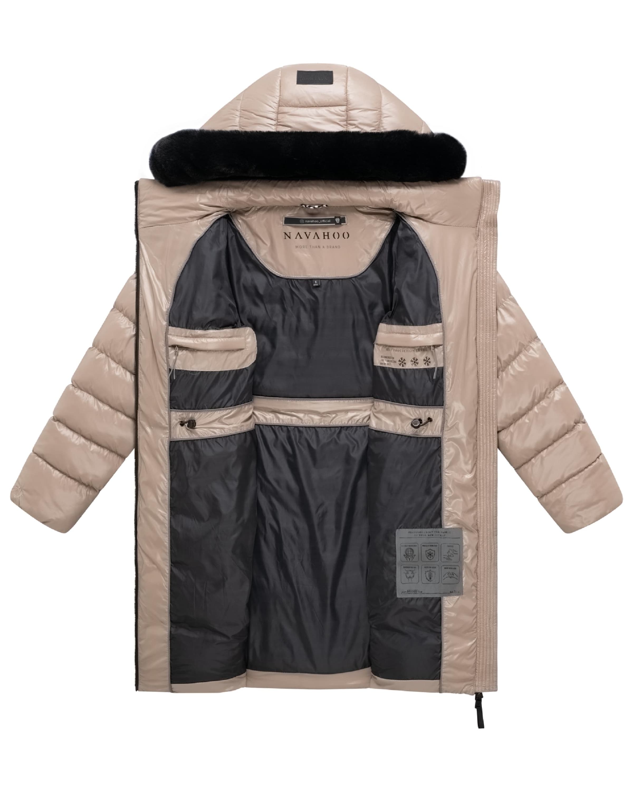 NAVAHOO Wintermantel in Beige