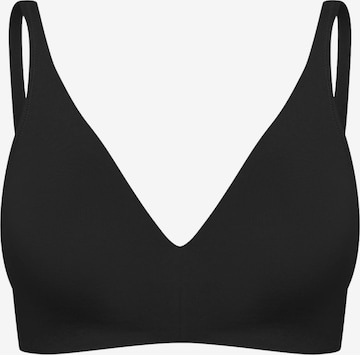 Reggiseno 'Cotton Bügelloser BH' di cfab (formerly creamy fabrics) in nero: frontale