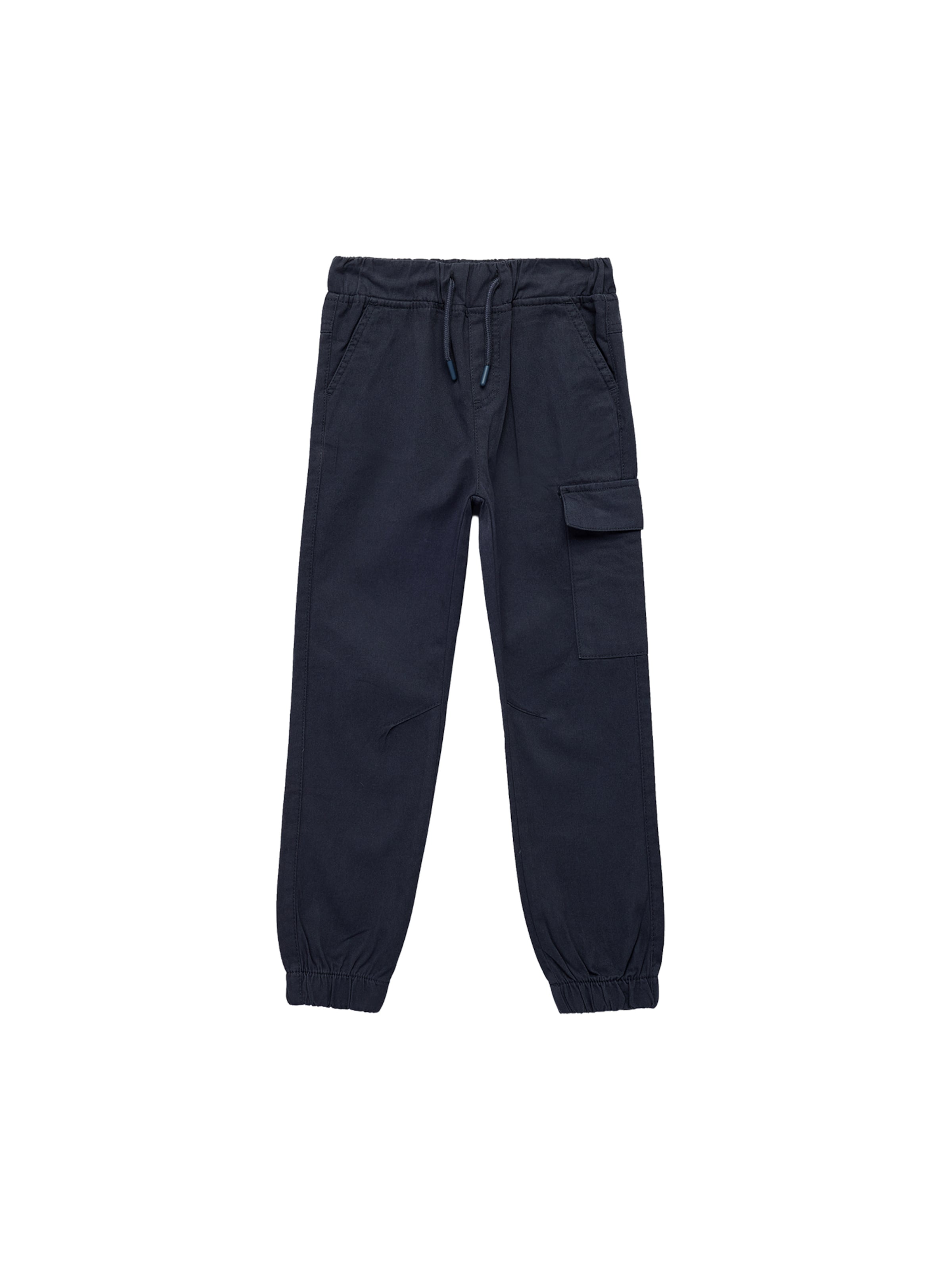 Koton Tapered Trousers in Blue: front