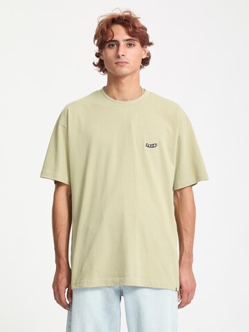 Volcom Тениска 'Pistol Stone' в зелено: отпред