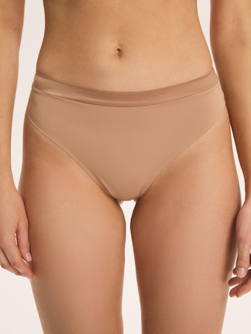 ESOTIQ - Tanga en beige: frente