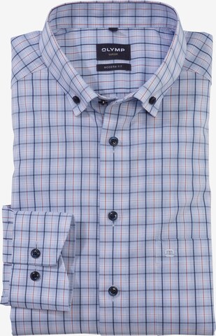 OLYMP Regular fit Business Shirt in Blue: front