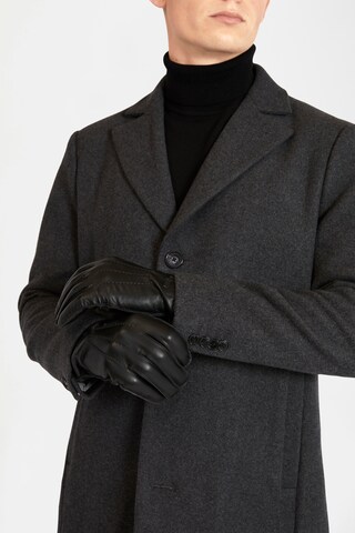 Matinique Fingerhandsker 'Rewy' i sort