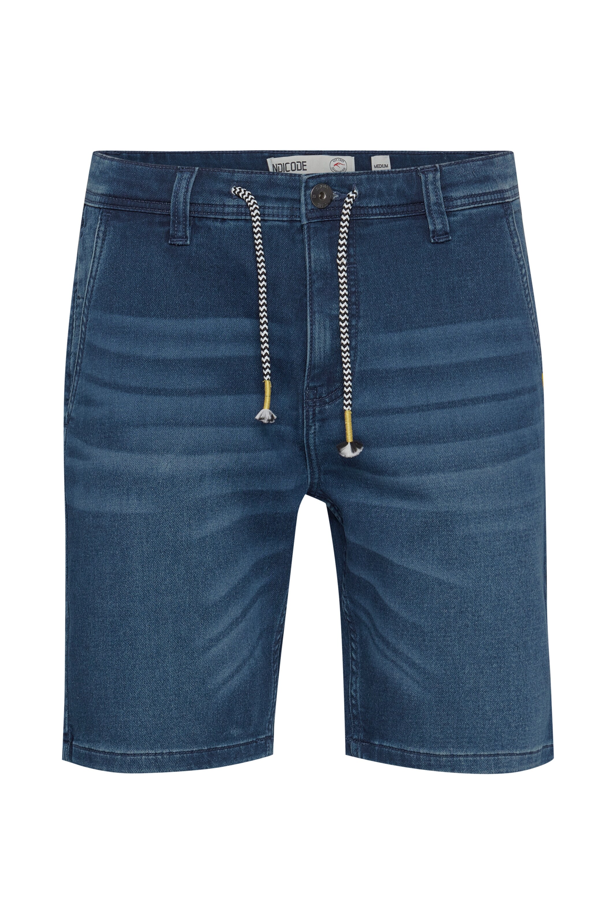 INDICODE JEANS Regular Shorts 'Godo' in Blau: Vorderseite