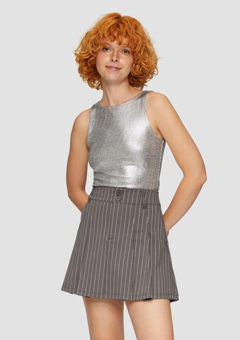 Shirtbody QS en argent : devant