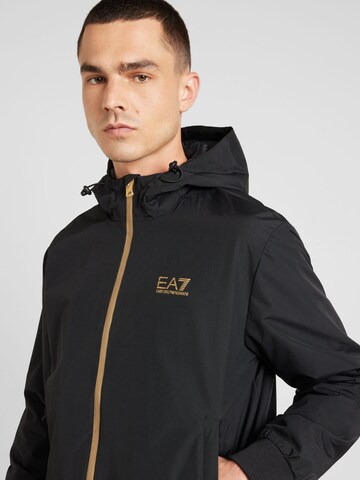 EA7 Emporio Armani Демисезонная куртка в Черный