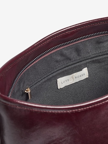 love & roses Shopper in Rot