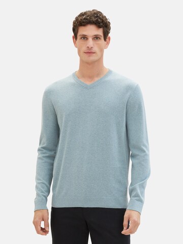 Pull-over TOM TAILOR en bleu : devant