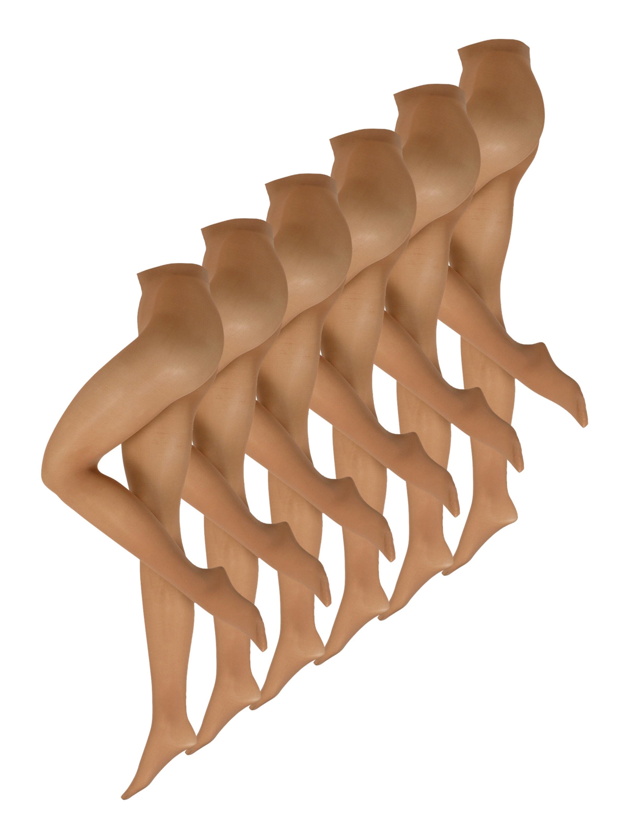 Nur Die Panty's ' Blickdicht ' in Beige: voorkant