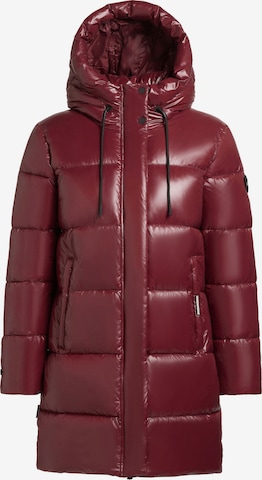 Veste d’hiver 'Janou' khujo en rouge : devant