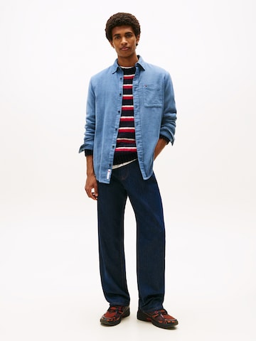 Tommy Jeans Regular Fit Hemd in Blau