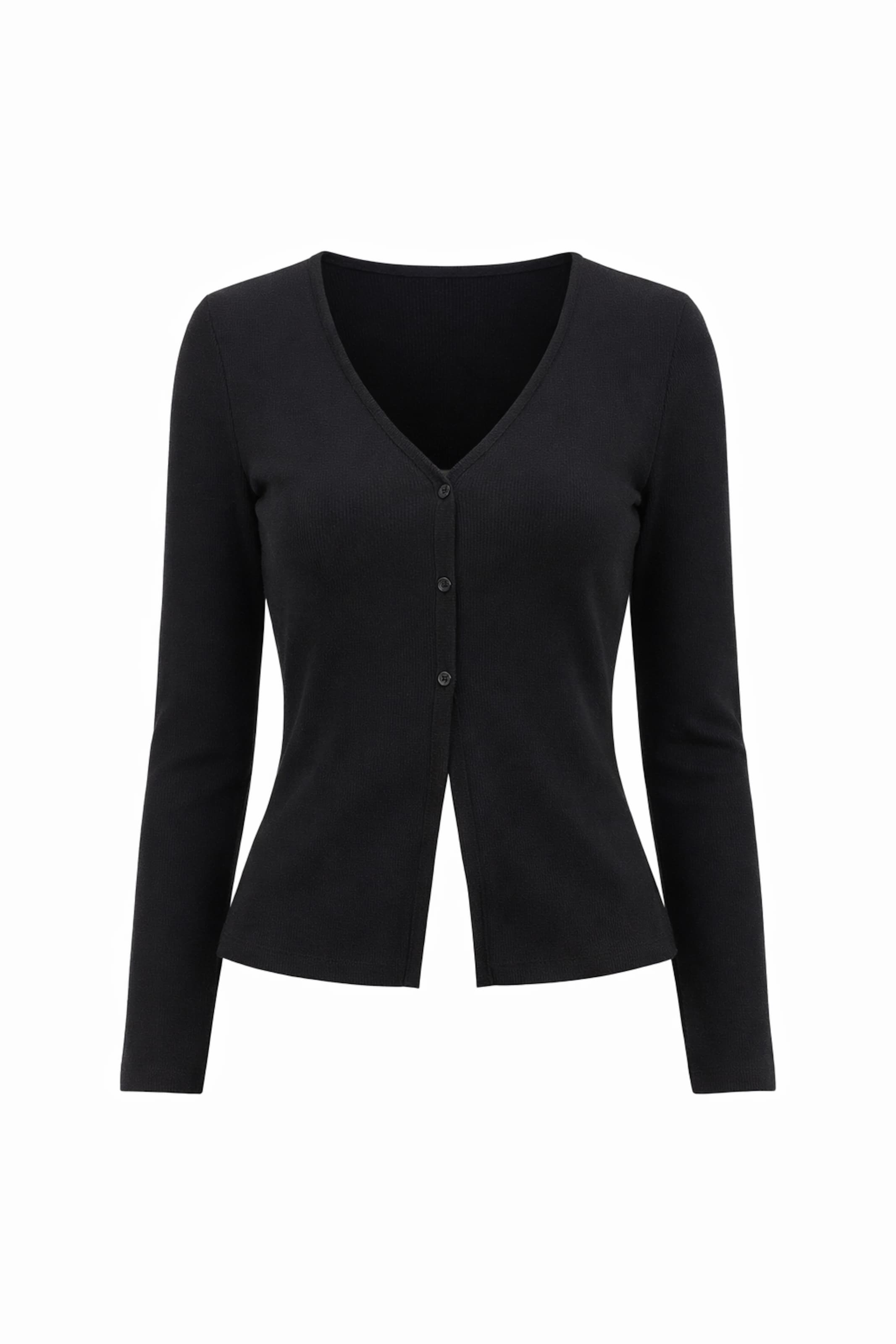 BRAVE SOUL Cardigan i sort: forside