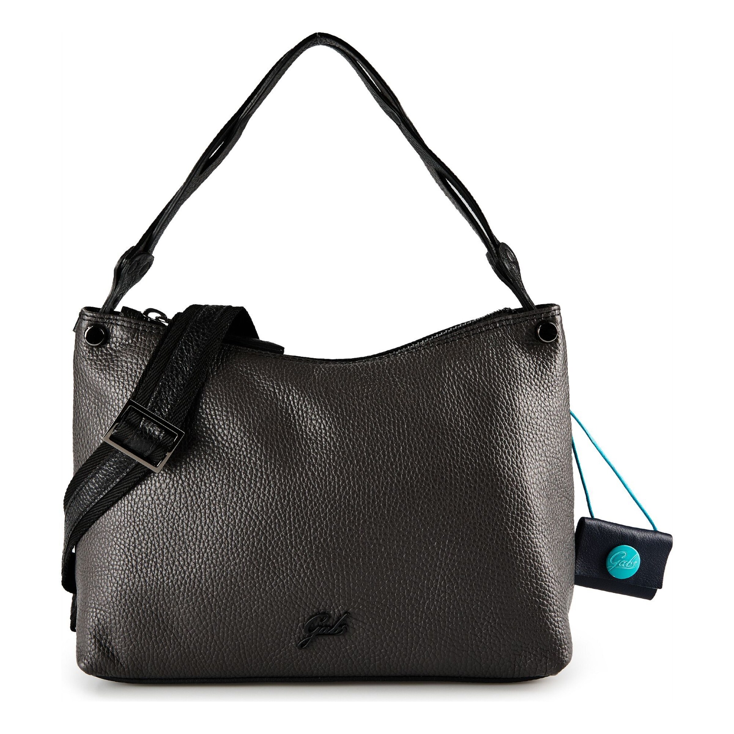 Borsa a spalla 'Fiona' di Gabs in nero: frontale