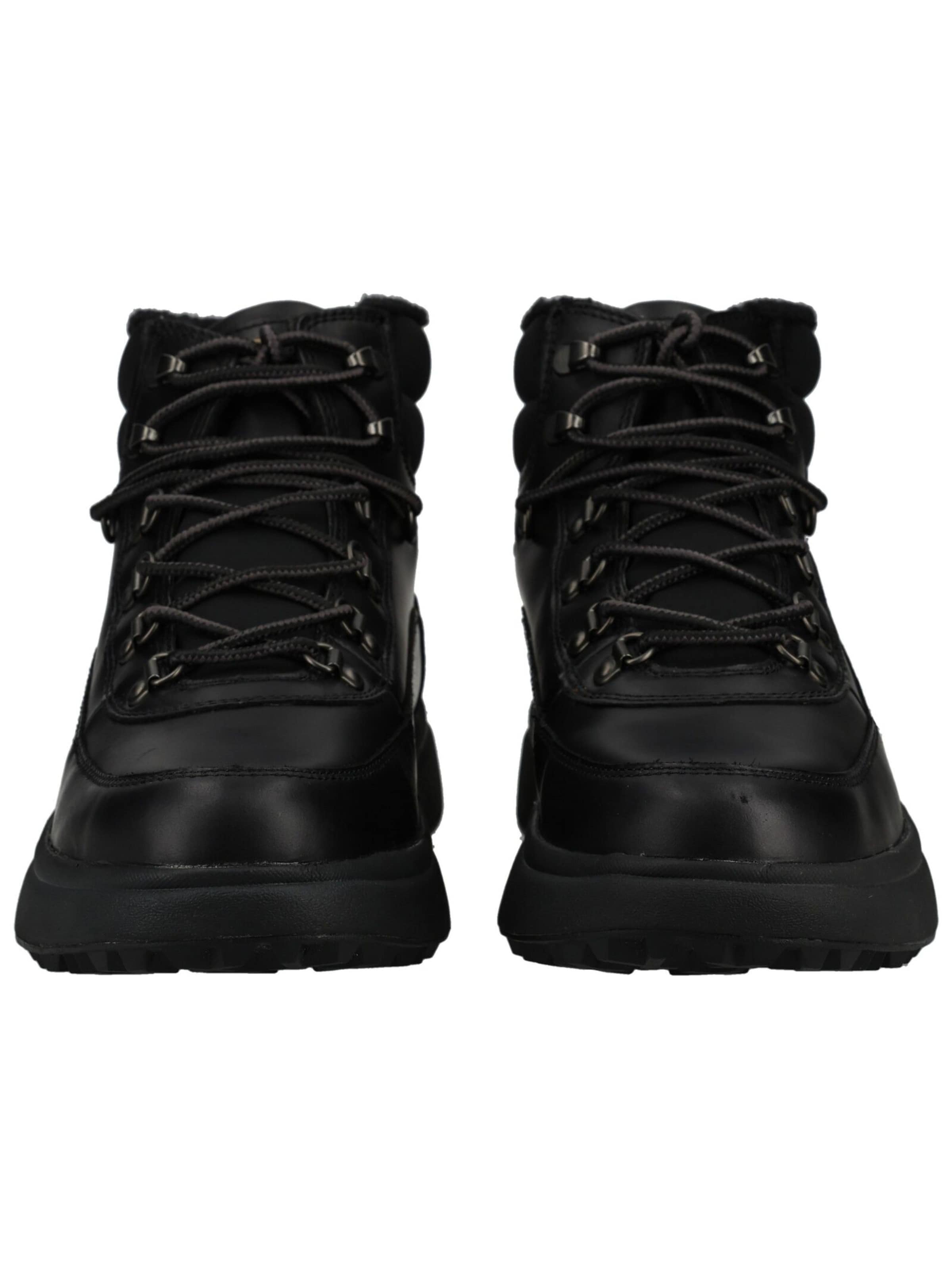 GEOX Schnürboots in Schwarz