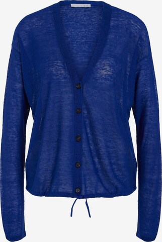 OUI Gebreid vest in Blauw: voorkant