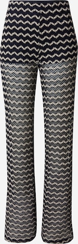 EDITED Wide Leg Housut 'Finn' värissä sininen: etupuoli