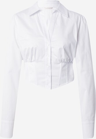 GUESS - Blusa 'Olivia' en blanco: frente