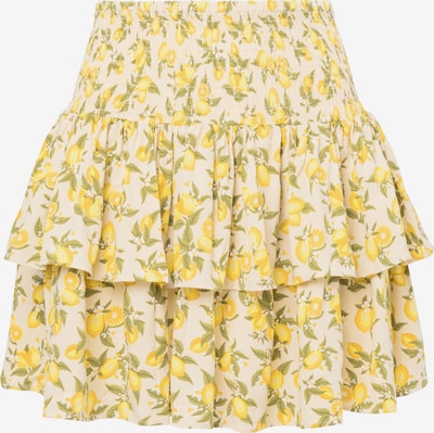 Sijonas 'Laurella' iš Laurella, spalva – smėlio spalva / geltona / žalia, Prekių apžvalga