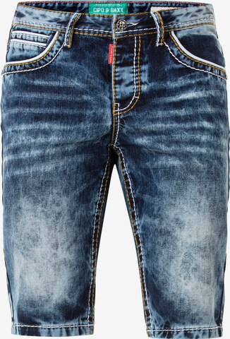 CIPO & BAXX Regular Broek in Blauw: voorkant