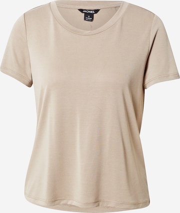 T-shirt Monki en marron : devant