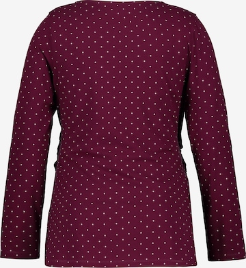 Ulla Popken Shirt (GOTS) in Lila