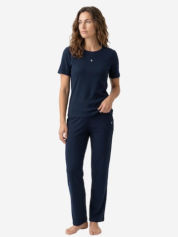 JOOP! Pyjama 'Cosy' in Blauw