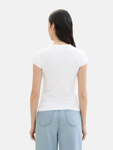 TOM TAILOR DENIM Shirt in White