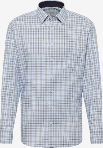 ETERNA Zakelijk overhemd in Blauw: voorkant
