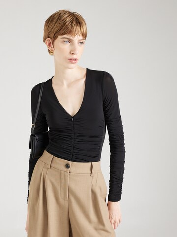 Shirtbody PINKO en noir : devant