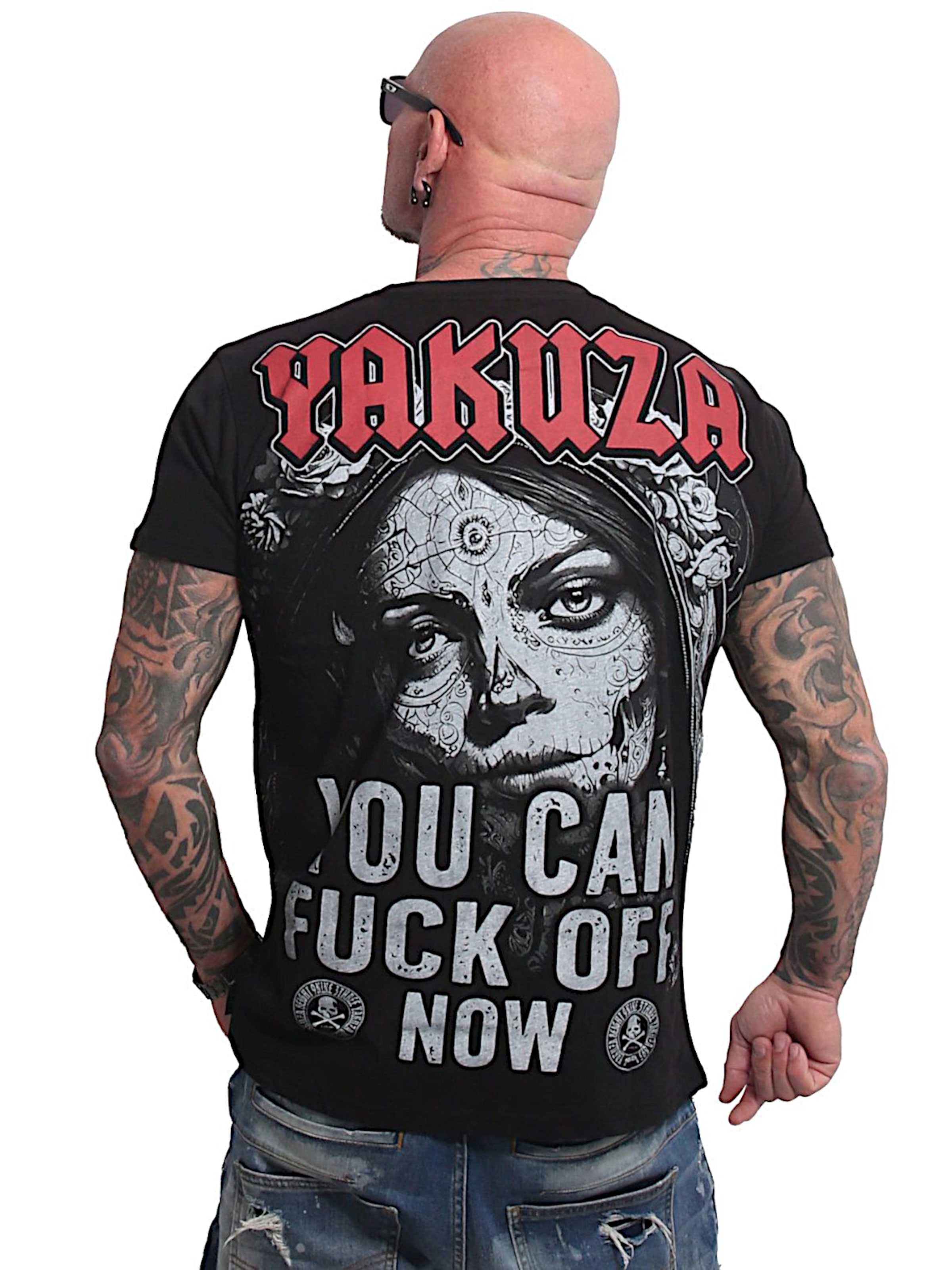 Yakuza Shirt 'You Can' in Black