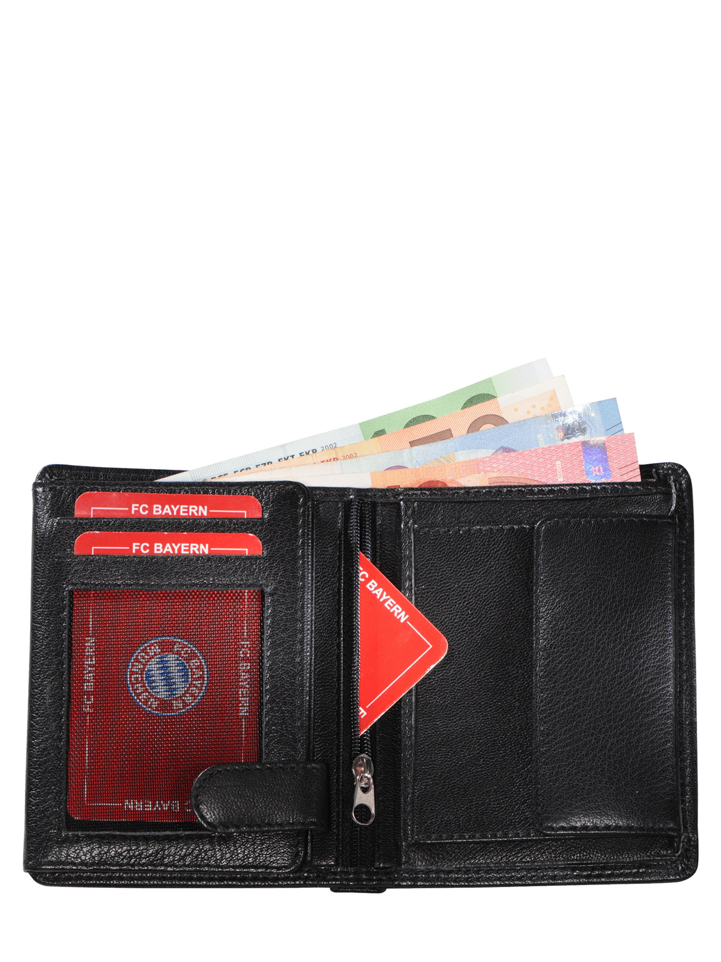 FC BAYERN MÜNCHEN Wallet 'Pin' in Black