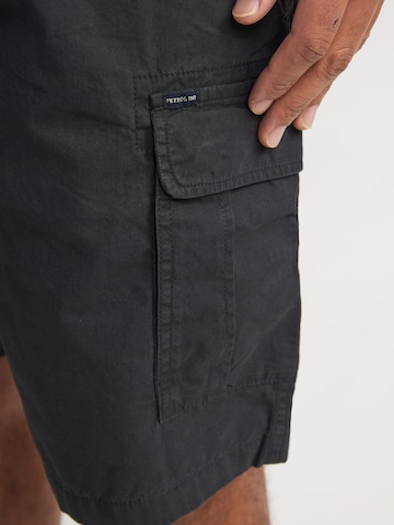 Petrol Industries Regular Cargo trousers in Black