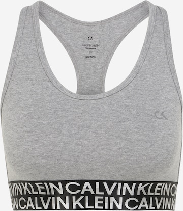 Calvin Klein Performance Sports Bra in Grey: front