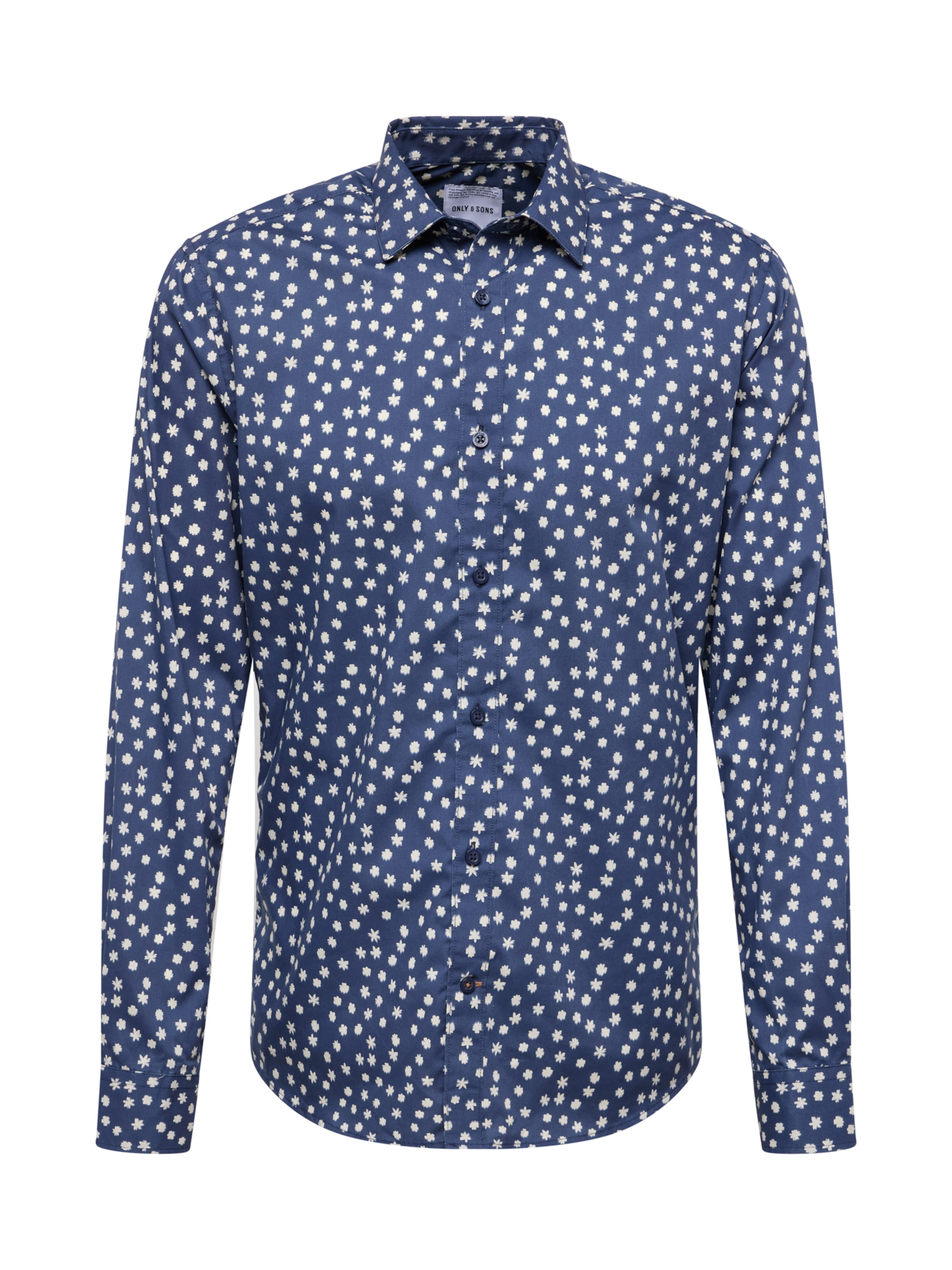 Only & Sons Slim fit Πουκάμισο 'ONSSANE' σε μπλε: μπροστά