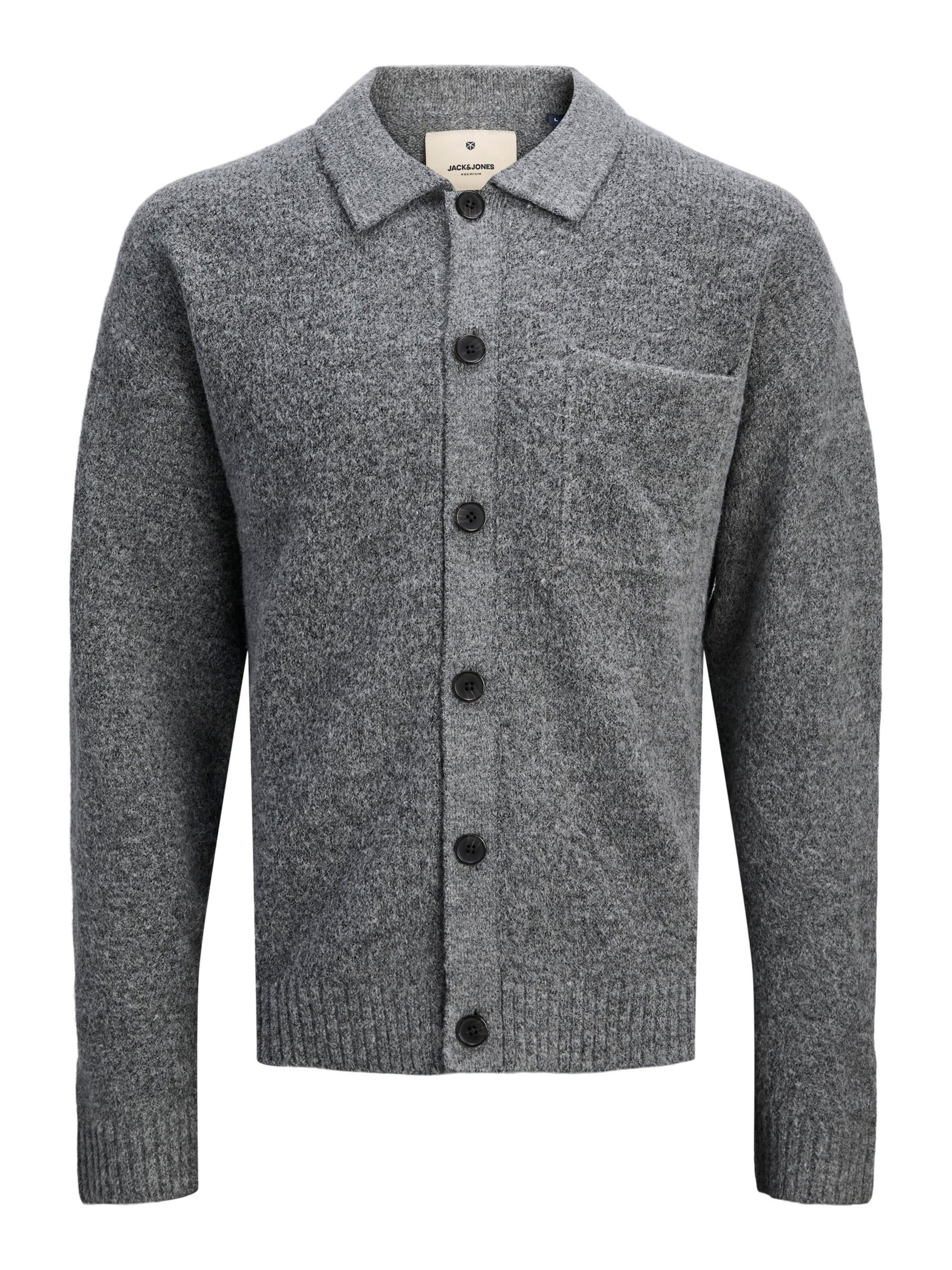 JACK & JONES Cardigan i grå: forside