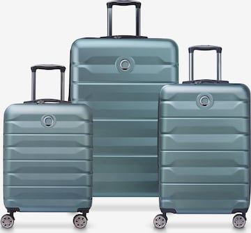 Ensemble de bagages Delsey Paris en bleu : devant