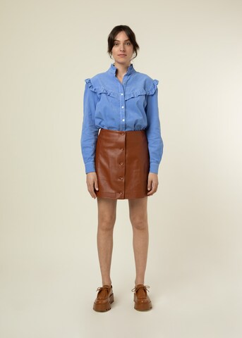 FRNCH PARIS Skirt 'Theodora' in Brown