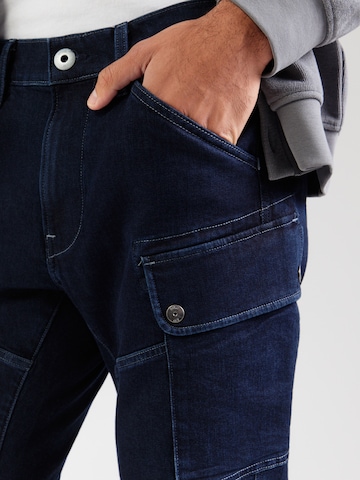 Tapered Jeans cargo 'Roxic' di G-STAR in blu