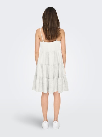 ONLY Καλοκαιρινό φόρεμα 'THYRA' σε λευκό