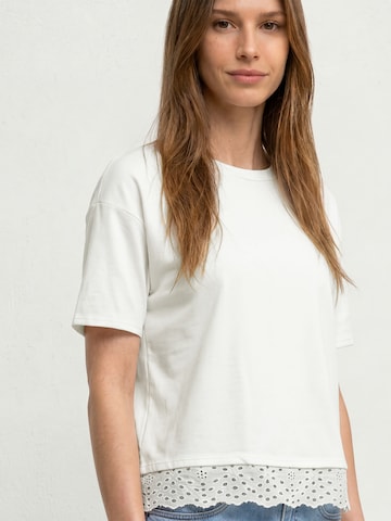 STREET ONE T-Shirt in Weiß: Vorderseite