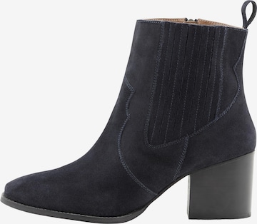 sheego by Joe Browns Ankle Boots in Blue: front
